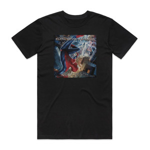 Hans Zimmer The Amazing Spider Man 2 1 Album Cover T-Shirt Black Hans Zimmer The Amazing Spider Man 2 1 Album Cover T-Shirt Black