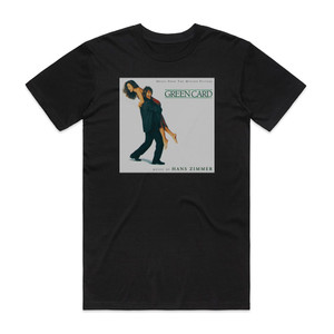 Hans Zimmer Green Card Album Cover T-Shirt Black Hans Zimmer Green Card Album Cover T-Shirt Black
