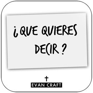 Evan Craft Que Quieres Decir Album Cover Sticker Album Cover Sticker Evan Craft Que Quieres Decir Album Cover Sticker Album Cover Sticker
