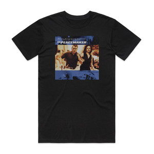 Hans Zimmer The Peacemaker Album Cover T-Shirt Black Hans Zimmer The Peacemaker Album Cover T-Shirt Black