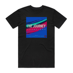 Hans Zimmer The Journey Champions Album Cover T-Shirt Black Hans Zimmer The Journey Champions Album Cover T-Shirt Black