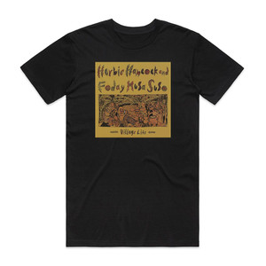 Herbie Hancock Village Life Album Cover T-Shirt Black