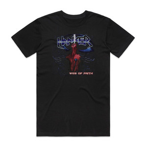 Hanker Web Of Faith Album Cover T-Shirt Black