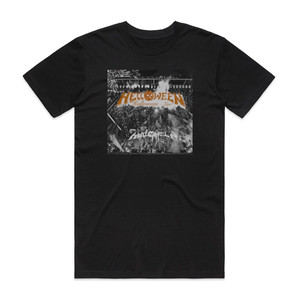 Helloween Halloween Live Album Cover T-Shirt Black Helloween Halloween Live Album Cover T-Shirt Black