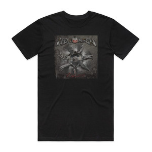 Helloween 7 Sinners Album Cover T-Shirt Black Helloween 7 Sinners Album Cover T-Shirt Black