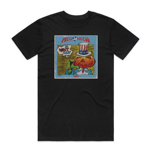 Helloween I Want Out Album Cover T-Shirt Black Helloween I Want Out Album Cover T-Shirt Black