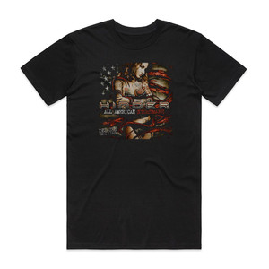 Hinder All American Nightmare 3 Album Cover T-Shirt Black Hinder All American Nightmare 3 Album Cover T-Shirt Black