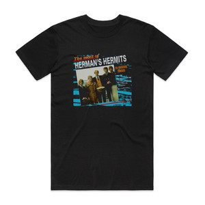 Hermans Hermits The Most Of Album Cover T-Shirt Black