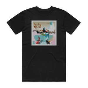 Husky Rescue Country Falls Album Cover T-Shirt Black Husky Rescue Country Falls Album Cover T-Shirt Black