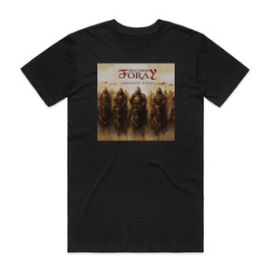 Heathen Foray Armored Bards Album Cover T-Shirt Black
