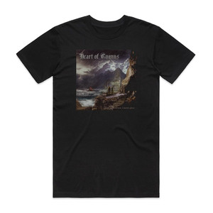 Heart of Cygnus Over Mountain Under Hill Album Cover T-Shirt Black Heart of Cygnus Over Mountain Under Hill Album Cover T-Shirt Black