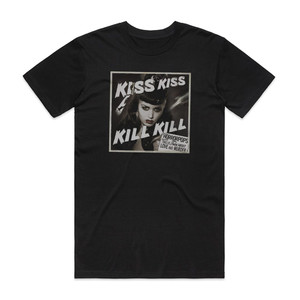HorrorPops Kiss Kiss Kill Kill Album Cover T-Shirt Black HorrorPops Kiss Kiss Kill Kill Album Cover T-Shirt Black