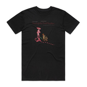 Henry Mancini The Trail Of The Pink Panther 1 Album Cover T-Shirt Black Henry Mancini The Trail Of The Pink Panther 1 Album Cover T-Shirt Black