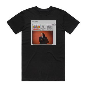 Henry Mancini The Best Of Mancini Album Cover T-Shirt Black Henry Mancini The Best Of Mancini Album Cover T-Shirt Black