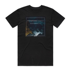 Hooverphonic Badaboum Alle Farben Remix Album Cover T-Shirt Black Hooverphonic Badaboum Alle Farben Remix Album Cover T-Shirt Black