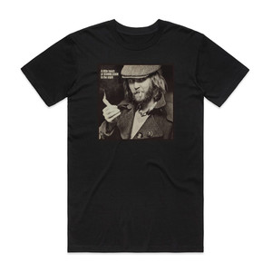 Harry Nilsson A Little Touch Of Schmilsson In The Night Album Cover T-Shirt Black Harry Nilsson A Little Touch Of Schmilsson In The Night Album Cover T-Shirt Black