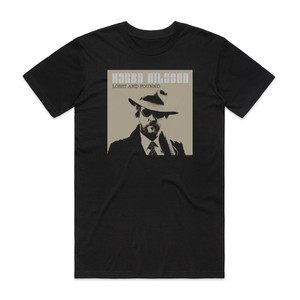 Harry Nilsson Losst And Founnd Album Cover T-Shirt Black Harry Nilsson Losst And Founnd Album Cover T-Shirt Black