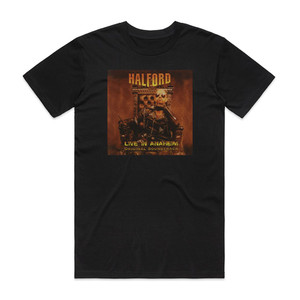 Halford Live In Anaheim Album Cover T-Shirt Black Halford Live In Anaheim Album Cover T-Shirt Black