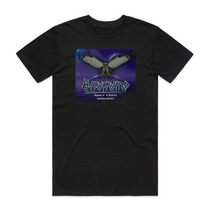 Hawkwind Space Chase 1980 1985 Album Cover T-Shirt Black Hawkwind Space Chase 1980 1985 Album Cover T-Shirt Black