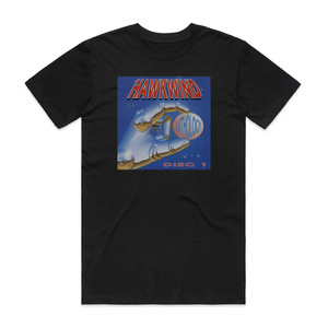 Hawkwind Anthology 4 Album Cover T-Shirt Black