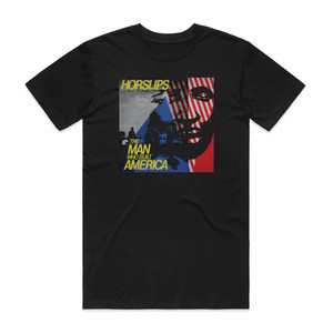 Horslips The Man Who Built America Album Cover T-Shirt Black