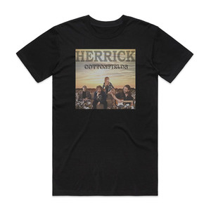 Herrick Cottonfields Album Cover T-Shirt Black