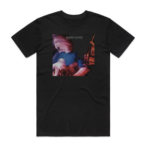 Harry Chapin Greatest Stories Live Album Cover T-Shirt Black Harry Chapin Greatest Stories Live Album Cover T-Shirt Black
