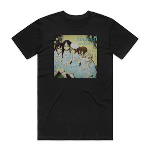HO-KAGO TEA TIME Singing Album Cover T-Shirt Black