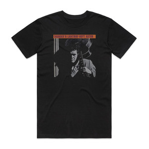 Hoyt Axton Thunder N Lightnin Album Cover T-Shirt Black Hoyt Axton Thunder N Lightnin Album Cover T-Shirt Black