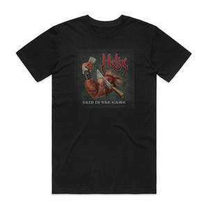 Helix Skin In The Game Album Cover T-Shirt Black Helix Skin In The Game Album Cover T-Shirt Black