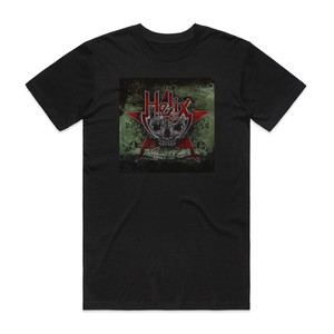 Helix Vagabond Bones Album Cover T-Shirt Black