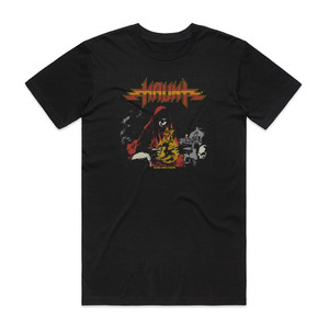Haunt Burst Into Flame Album Cover T-Shirt Black