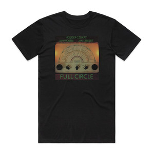 Holger Czukay Full Circle Album Cover T-Shirt Black Holger Czukay Full Circle Album Cover T-Shirt Black