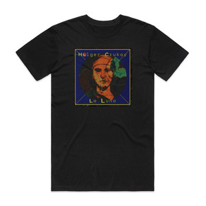 Holger Czukay La Luna Album Cover T-Shirt Black Holger Czukay La Luna Album Cover T-Shirt Black