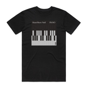 Henri-Pierre Noel Piano Album Cover T-Shirt Black Henri-Pierre Noel Piano Album Cover T-Shirt Black