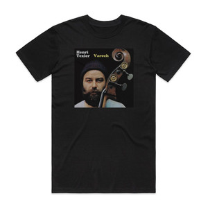 Henri Texier Varech Album Cover T-Shirt Black Henri Texier Varech Album Cover T-Shirt Black