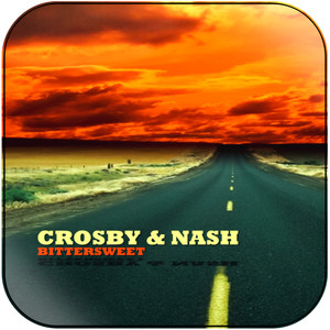 Crosby and Nash Bittersweet Album Cover Sticker Album Cover Sticker