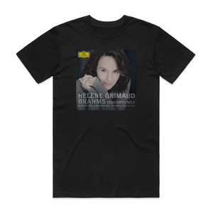 Helene Grimaud Piano Concertos Album Cover T-Shirt Black