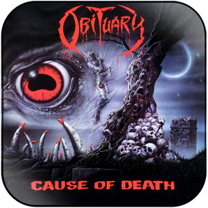 Obituary Cause Of Death Album Cover Sticker Obituary Cause Of Death Album Cover Sticker