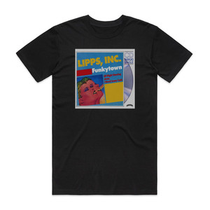 Inc Lipps Funkytown Album Cover T-Shirt Black Inc Lipps Funkytown Album Cover T-Shirt Black
