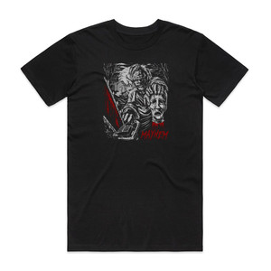 Irony of Fate Mayhem Album Cover T-Shirt Black Irony of Fate Mayhem Album Cover T-Shirt Black