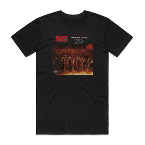 Illapu Theatre De La Ville Paris En Vivo Album Cover T-Shirt Black Illapu Theatre De La Ville Paris En Vivo Album Cover T-Shirt Black
