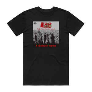 Illapu Parque La Bandera Y Ms Album Cover T-Shirt Black Illapu Parque La Bandera Y Ms Album Cover T-Shirt Black