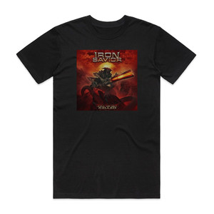 Iron Savior Kill Or Get Killed Album Cover T-Shirt Black Iron Savior Kill Or Get Killed Album Cover T-Shirt Black