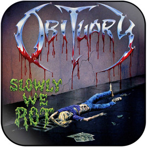 Obituary Slowly We Rot Album Cover Sticker