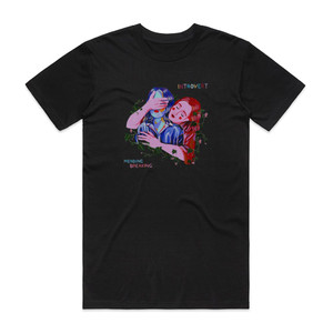 Introvert Mending Breaking Album Cover T-Shirt Black Introvert Mending Breaking Album Cover T-Shirt Black