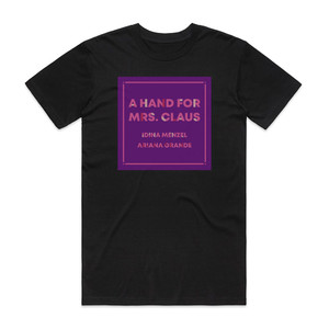 Idina Menzel A Hand For Mrs Claus Album Cover T-Shirt Black Idina Menzel A Hand For Mrs Claus Album Cover T-Shirt Black