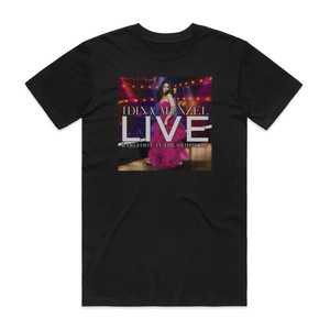 Idina Menzel Live Barefoot At The Symphony Album Cover T-Shirt Black Idina Menzel Live Barefoot At The Symphony Album Cover T-Shirt Black