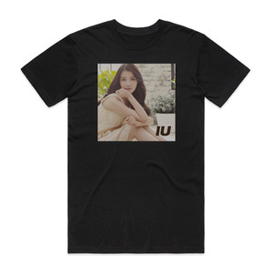 IU Good Day Album Cover T-Shirt Black IU Good Day Album Cover T-Shirt Black