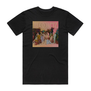 IZ_ONE Bloomiz Album Cover T-Shirt Black IZ_ONE Bloomiz Album Cover T-Shirt Black